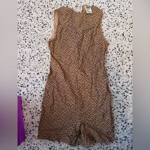 Fendi X SKIMS Sleeveless Midthigh Bodysuit SZ. XXL